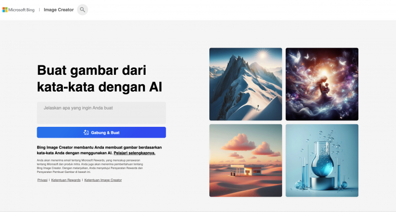 Bing Image Creator Bisa Bikin Gambar Lebih Cepat dari Canva! Bing Image Creator Bisa Bikin Gambar Lebih Cepat dari Canva!